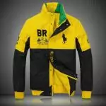 manteau doudoune ralph lauren hommes big pony cool 2019U racing br jaune noir